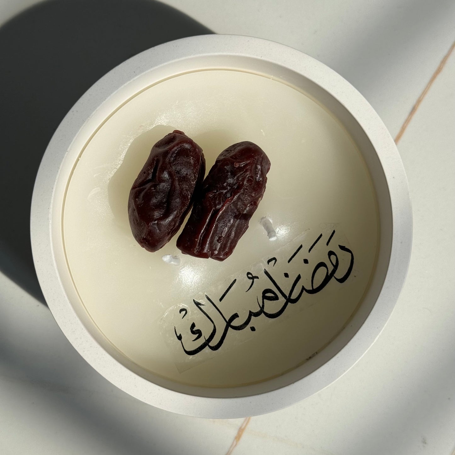 Ramadan Mubarak Bowl Candle