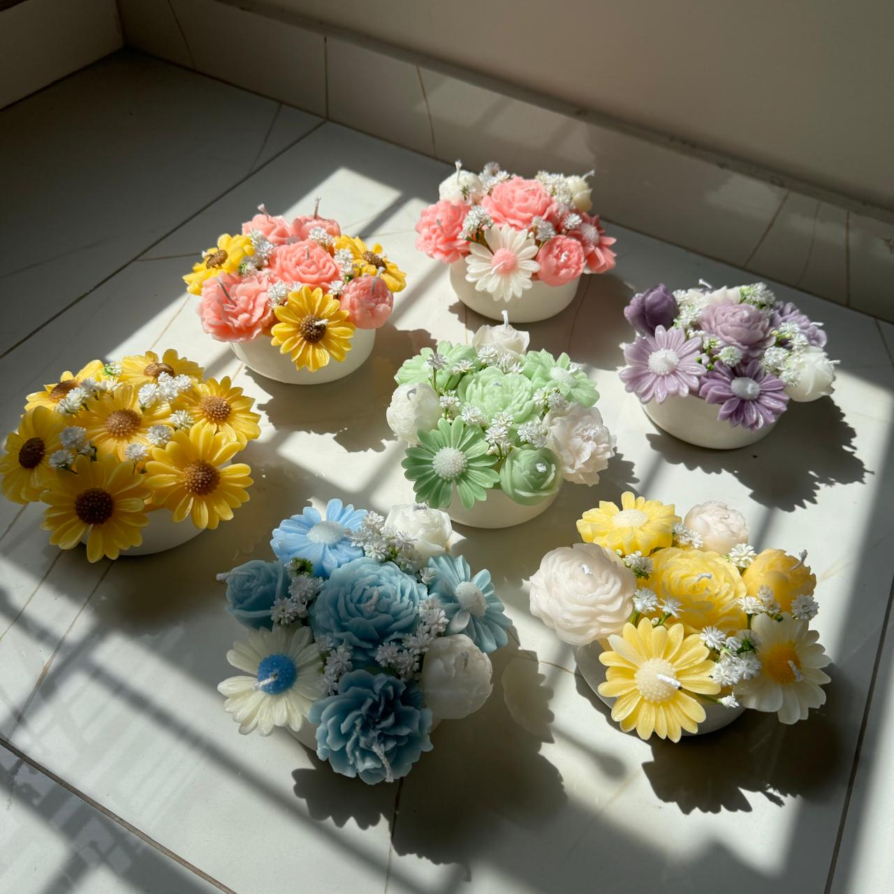 Small Candle Bouquets