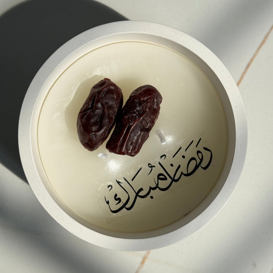 Ramadan Mubarak Bowl Candle