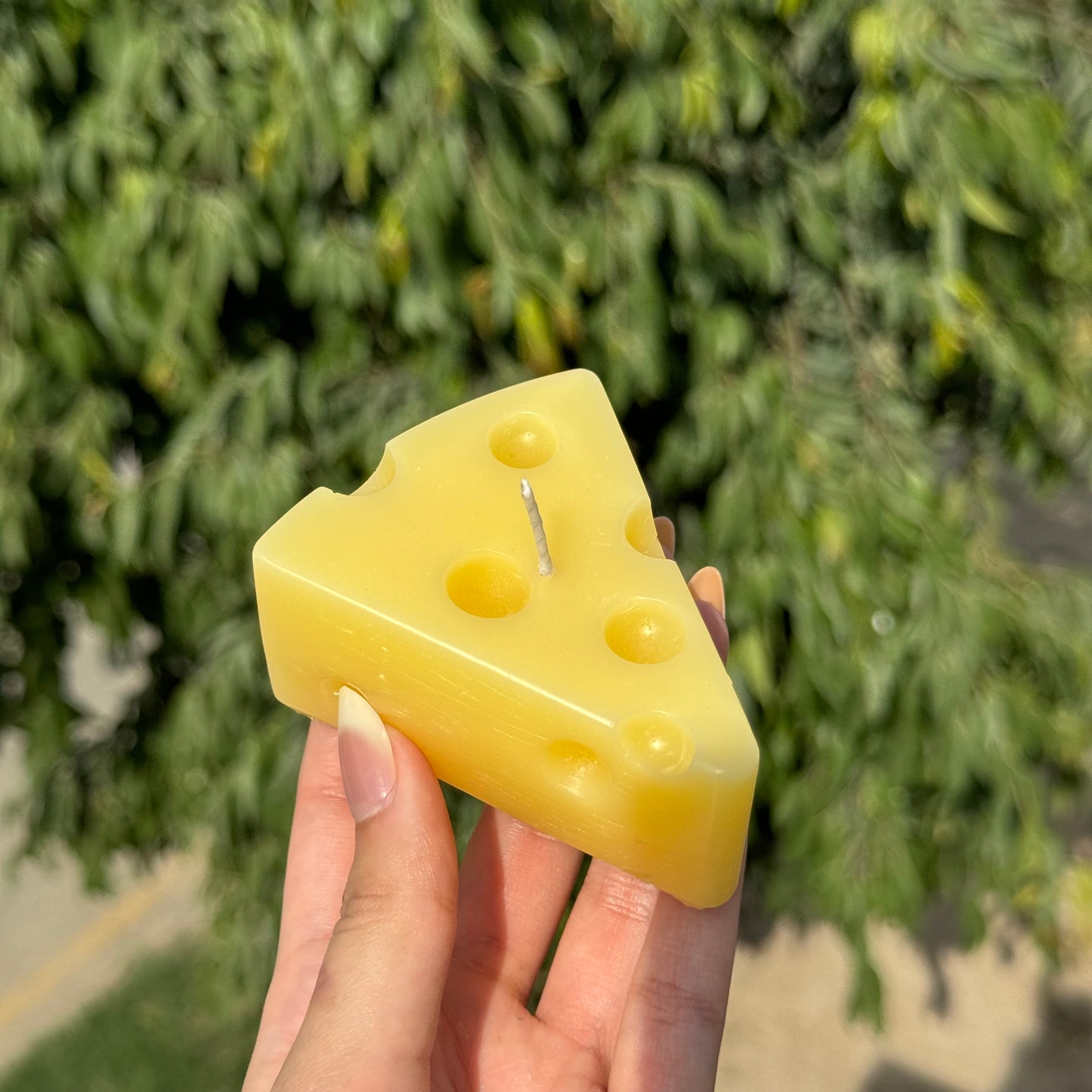 Cheese candle